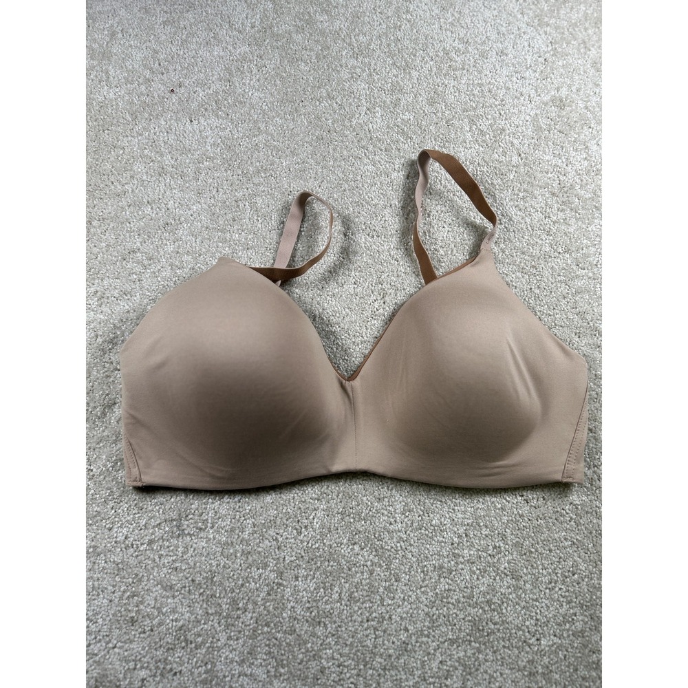 Calvin Klein Bra Womens Large Lightly Lined Wireless Smooth T Shirt Comfort
